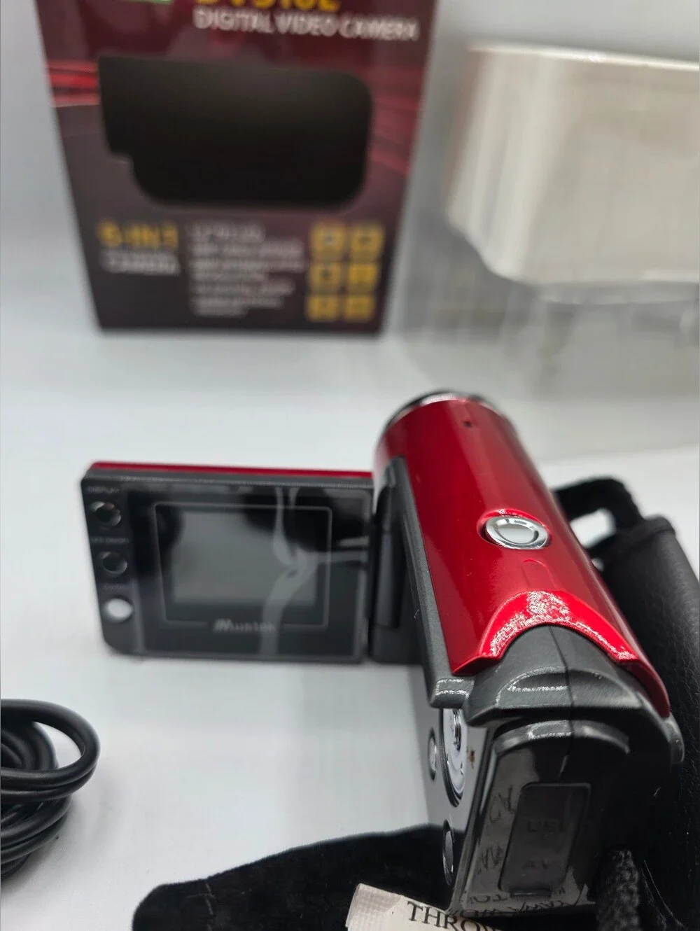 Mustex DV316L Digital Video Camera - Red